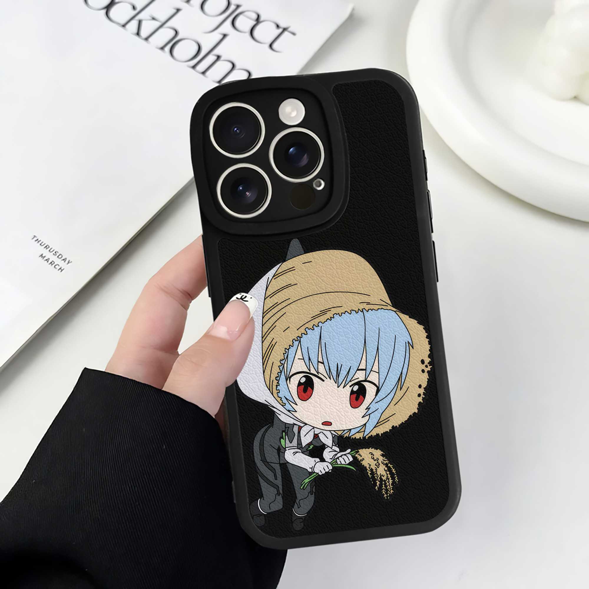 （画像用） EVA 新世紀エヴァンゲリオン 【iPhone 16シリーズ対応】シリコンスマホケース（レザー調） 材質：シリコン